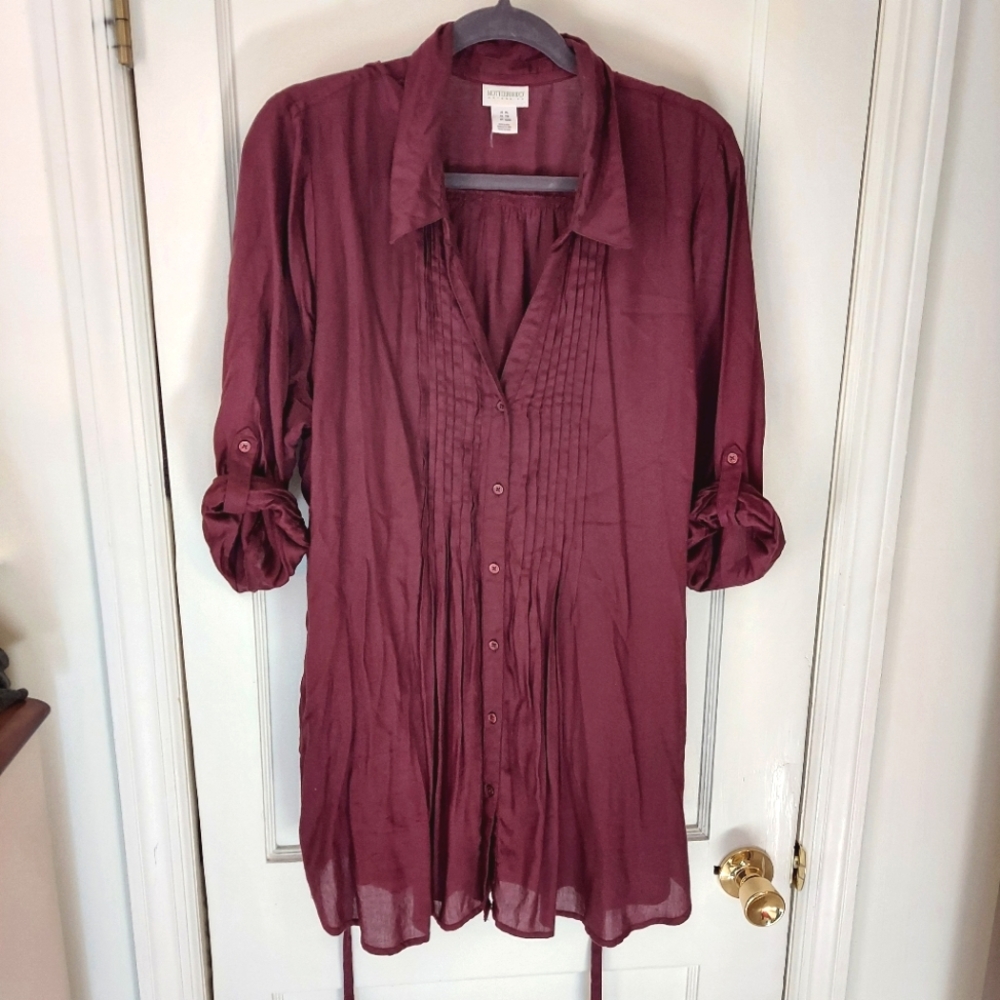 Tieback Maternity Blouse